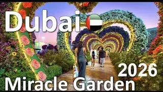 Dubai Miracle Garden Walking Tour New Season 2026