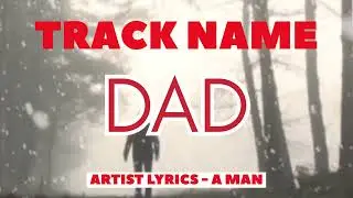 A MAN - DAD (prod.by Adhyapk) (Official visual video)