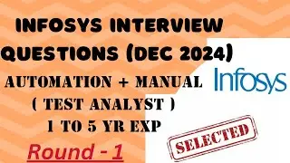 Я ПРОШЕЛ собеседование в Infosys по Selenium и JAVA Automation