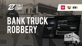 ZS Bank Truck Robbery &ndash; Dynamic Heist & Guard AI for FiveM (ESX | QBCore | Qbox) | Showcase