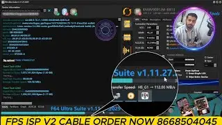 NEW FLASH64 ISP CABLE LIVE TEST | 100MB/S | ONECLICK |