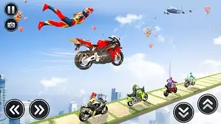 GT Mega Ramp Stunt Bike Game - Android gameplay |