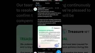 treasure nft New update #TUFT#information #withdrawal #bignewstoday #tranding #tresurenft