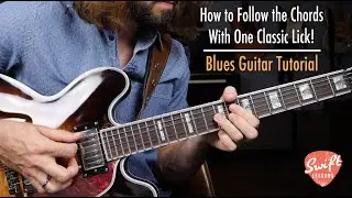 Simple Trick for Blues Guitar Soloing - How to Follow a Chord Progression!
