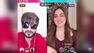 Sameera Butt vs Shakeel | TikTok live match | Punishment match | Shakeel love 💕 Sameera Butt |