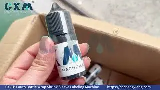 CX TBJ Auto Bottle Wrap Shrink Sleeve Labeling Machine Reliable Equipment for Bottle Labeling