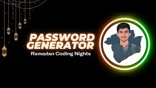 Building a Password Generator using Python, UV, and Streamlit | Ramadan Coding Nights