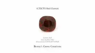 4.35CTS Red Garnet