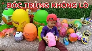 B&oacute;c Trứng KHỦNG LONG KHỔNG LỒ, B&oacute;c trứng ANGRY BIRDS, b&oacute;c trứng SOCOLA  - ❤ Bảo Bảo TV ❤