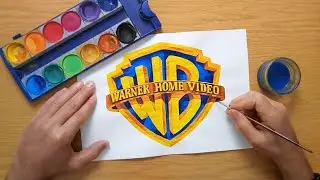 How to draw a Warner Home Video logo
