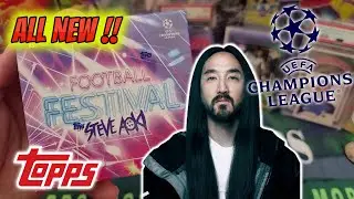 Steve Aoki Does Soccer! 2021 Football Festival Champions League Box Rip! RC Auto Pull! 🔥