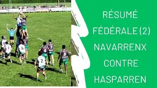 Rugby/ Fédérale 2) Résume Navarrenx contre Hasparren