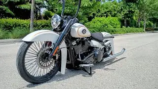 Sold! New Build 2018 MINT CONDITION Milwaukee 8 Heritage SoftTail 10kmiles Cholo Vicla Gold flakes