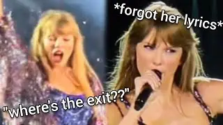 Taylor Swift CONFUSED on stage at The Eras Tour