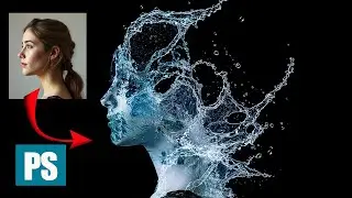 Water Splash Dispersion Effect Photoshop Tutorial For Beginner