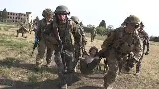 U.S. Army Europe and Africa (Sappers) & Georgian Defense Forces (GDF) training together!!