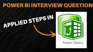 What are Applied Steps in #powerquery ?