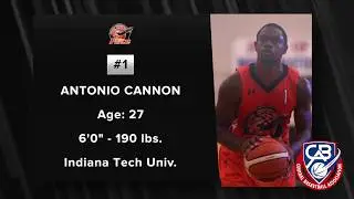 2017 CBA Season - HIGHLIGHTS: Antonio Cannon (Fort Wayne Flite)