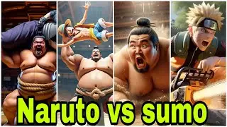 Naruto vs sumo fight/naruto is powerfull/naruto is crazy to fight with sumo #naruto 