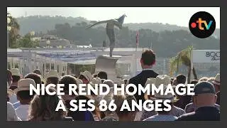 Nice rend hommage aux 86 victimes de l'attentat qui a frapp&eacute; la ville le 14 juillet 2016