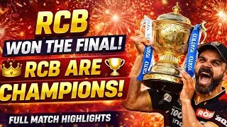 Final 2nd innings RCB won by 5 wickets 🎆🎇🎇 v.kholi player of the match 48(22)🏏🏏🏏🏏 d.karthik 23(16)🎆🎇