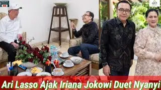 Ari Lasso Diam2 Sowan Jokowi, Kejutan Iriana Full Senyum Ketemu Idolanya Nyanyi Kenang Massa Pacaran