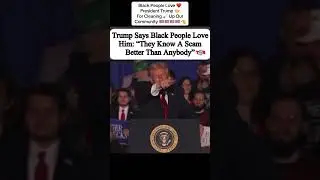 Black People Love ❤️ President Trump 🤝 For Cleaning 🧹 Up Our Community 🇺🇸🇺🇸🇺🇸🇺🇸🫡