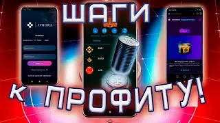 Шаги заработка в интернете регистрация Avrora P2E