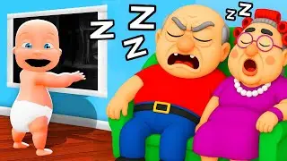 Baby Escapes EVIL GRANDPARENTS!