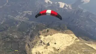 Hilarious GTA 5 Parachute Stunt!