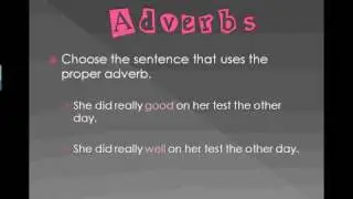 Interactive Parts of Speech Quiz