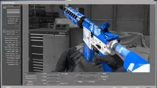 M4A4- Blue & White by NT aka Pho3niX (NedimTech)