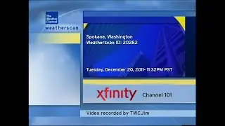TWC Weatherscan- Spokane, WA- Dec. 20, 2011- 11:32PM PST