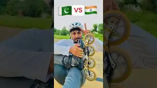 India skater vs Pakistan skater who is best? #skating #viralvideo #skatingking #professionalskating