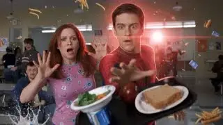 Spider-Man First Gets His Powers - Cafeteria Scene (Classic Movie Clip)