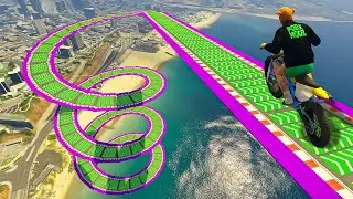 PARKOUR MEGA RAMPA 1000% ESTREMO !!! 🐷GARE🐷 GTA 5 ONLINE