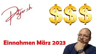 &Uuml;bersicht EINNAHMEN M&auml;rz 2023 mit FOTOSTOCK als Hobby-Fotograf