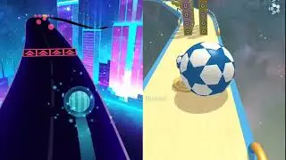 ✅DancingRoad 🆚 ActionBall Big Update!! AllLevelsGameplay Trailer AndroidiOS New GamesThe KKC Gamers