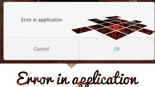 Error in application/Full recover and develop\server error in application