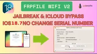 [MAC TOOL] Untethered Bypass Hello Screen no change Serial for checkm8 devices