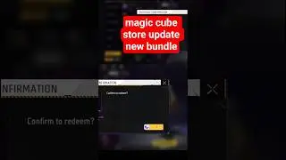 magic cube store update new bundle | free fire India | xkr gamer #freefirenewevent #shorts