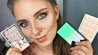TEST MINI CHOCOLATE MAKEUP REVOLUTION || NUDES, ROSE GOLD, CHOC MINT || SWATCHE I MAKIJAŻ
