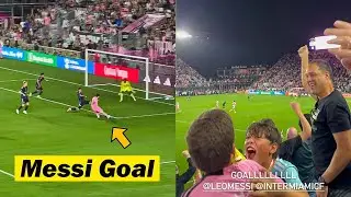 Inter Miami Fans Reactions to Lionel Messi Goal vs Philadelphia Union