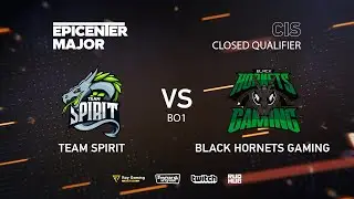 Team Spirit vs Black Hornets Gaming, EPICENTER Major 2019 CIS Closed Quals , bo1 [Lex & 4ce]