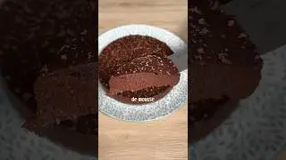 PASTEL de CHOCOLATE con 2 INGREDIENTES 🍌🤤 #postresaludable