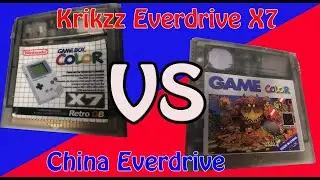 Gameboy Krikzz EverDrive X7 VS China EverDrive