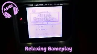 ASMR Relaxing Game/Button Sounds with Super Mario Land (whisper)