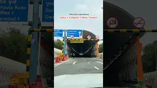 New Dwarka Expressway Tunnel #delhi #shortsfeed