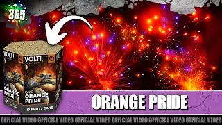 Orange Pride vuurwerk | VOLT! | 19 schots cake in oranje thema