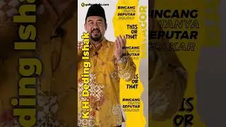 Tokoh Senior Partai Golkar, KH. Deding Ishak: This Or That!